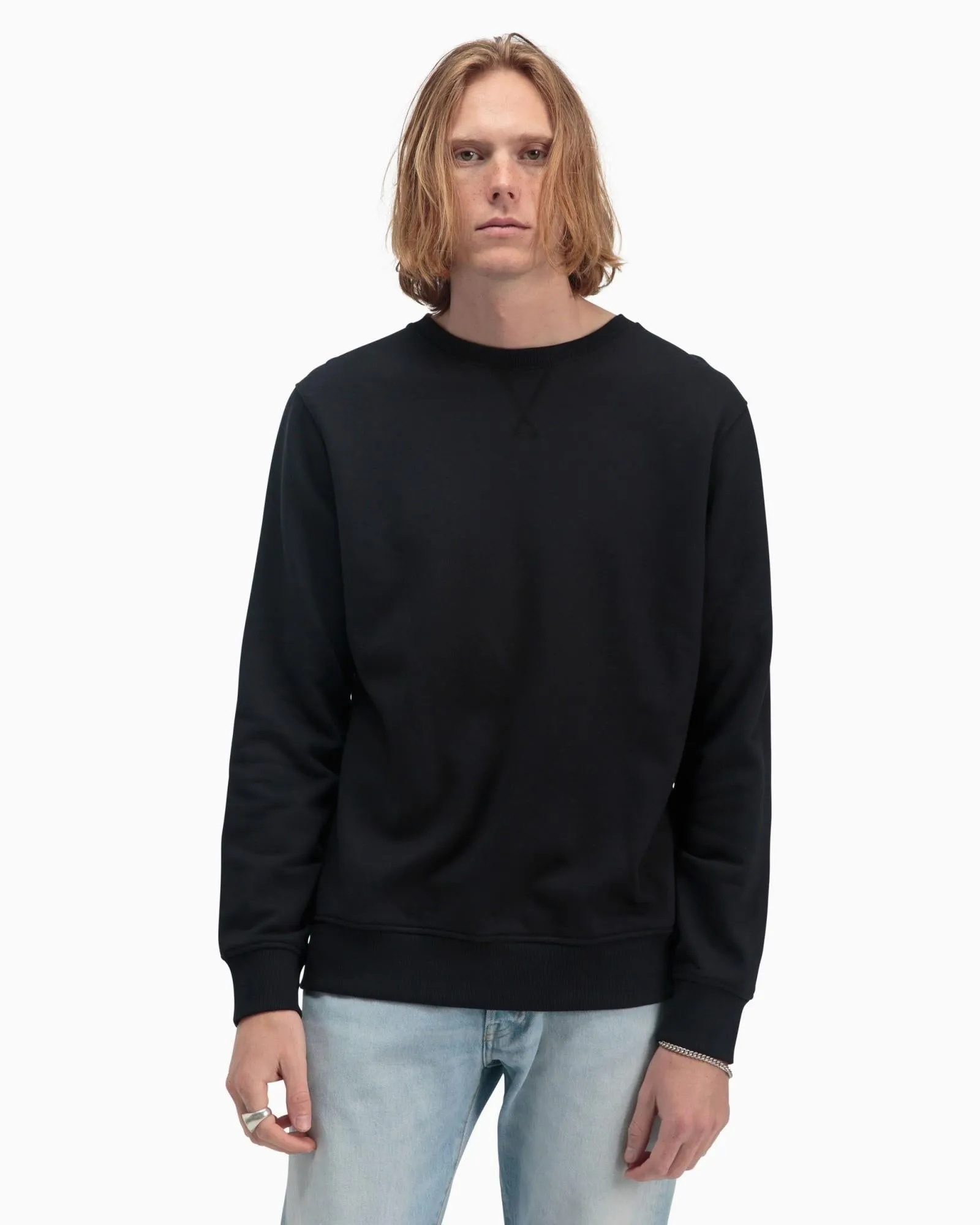 Crewneck Fleece Sweatshirt (Black)