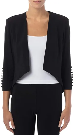 Cropped High-Low Blazer