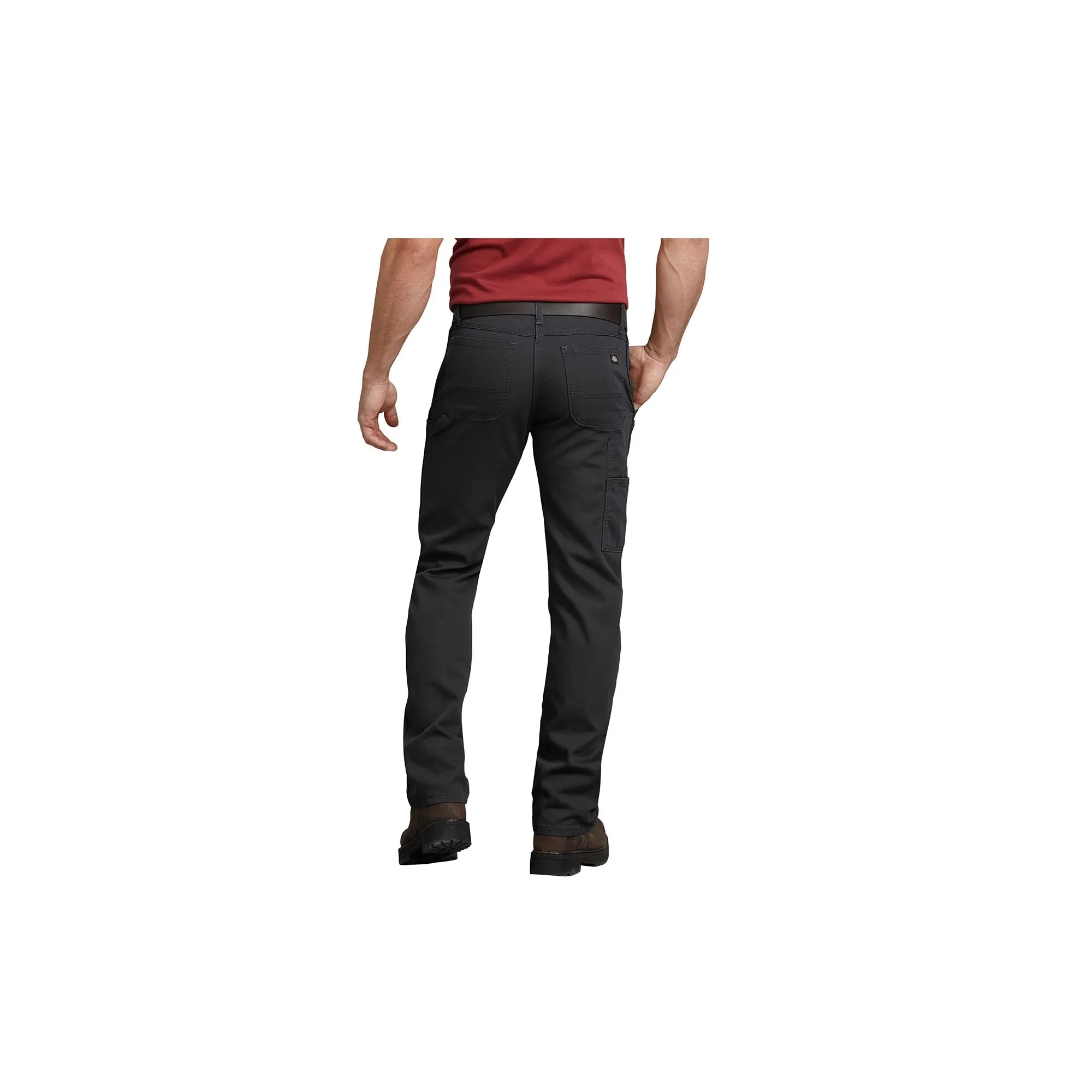 Dickies Flex Regular Fit Straight Leg Carpenter Pants Stonewashed Black