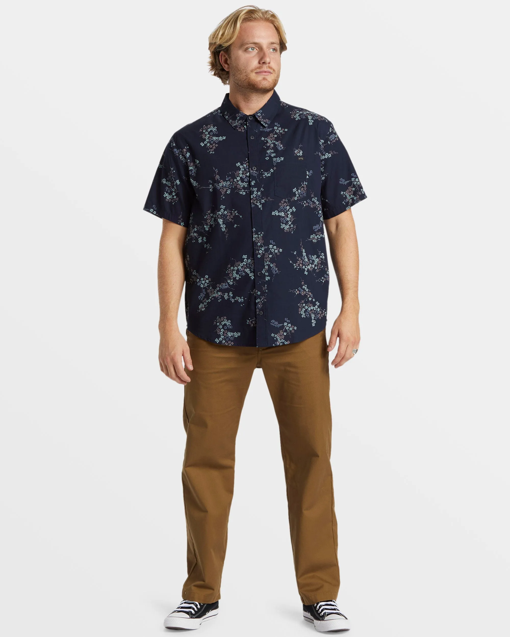 Sundays Mini Short Sleeve Shirt - Dark Navy